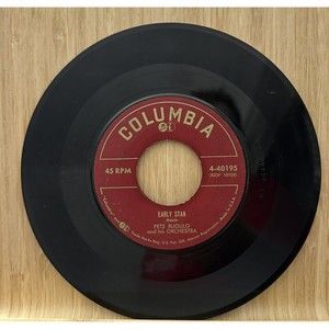 PETE RUGOLO Orchestra Laura / Early Stan 45 RPM COLUMBIA 7" Jukebox 4-40195